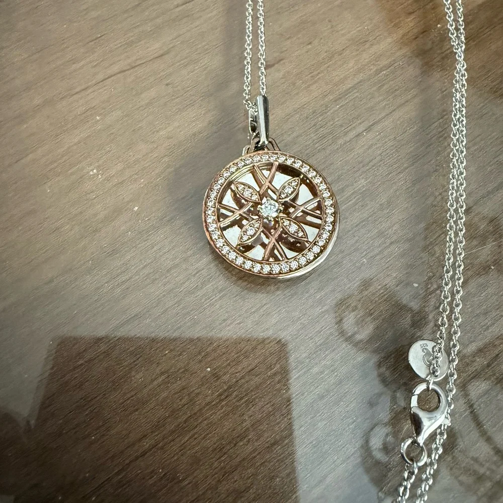 Waterford Rose Gold Pendant Necklace - Picture 1 of 4
